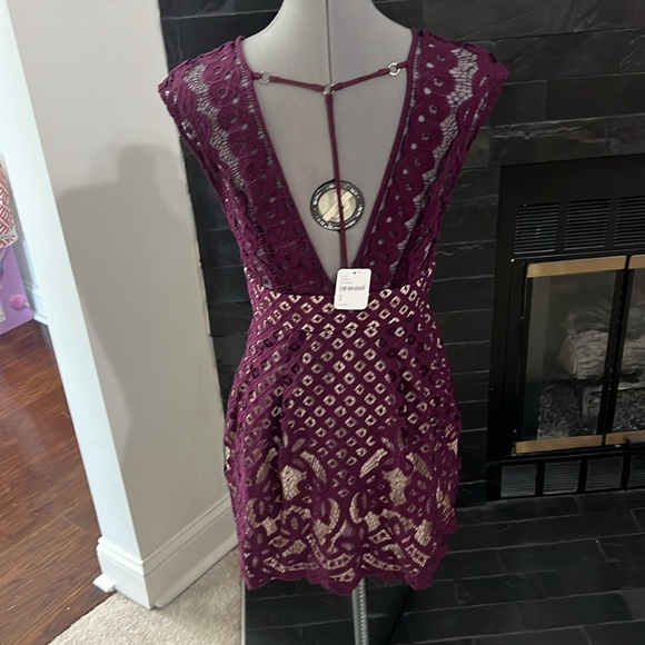 NWT purple free people dress - Picture 2 of 3